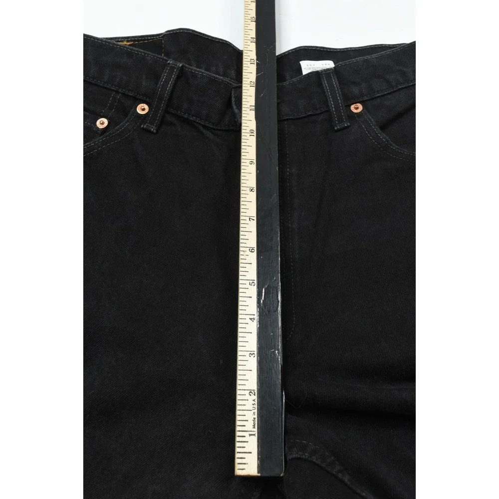 Vintage Levis 550 Jeans Mens 36x29 Bluack Relaxed Fit Denim 90s USA
